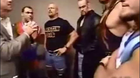 WWE STONE COLD , UNDERTAKER , KANE , KURT ANGLE , CHRIS JERICHO , VINCE MCMAHON SEGMENT