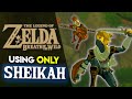 Can you beat breath of the wild using only sheikah gear