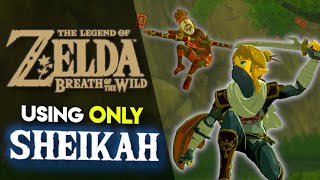 Can you BEAT Breath of the Wild using ONLY Sheikah Gear??