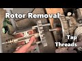 Generator Armature Removal / Rotor Removal (Tap Threads)