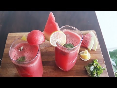 best-summer-drink---watermelon-lemonade-recipe-in-tamil