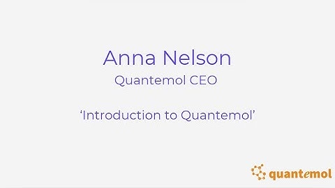 Quantemol Plasma Chemistry Workshop 2025: Anna Nelson - Quantemol CEO