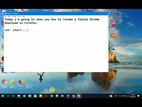 How to resume Google Chrome's failed download!!!