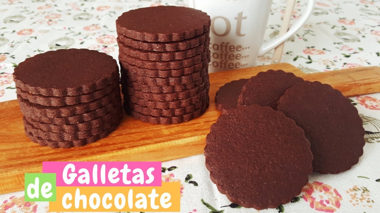 Galletas de mantequilla y cacao