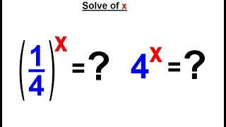 Algebra Ch 46: Exponential Functions (2 of 12) How to Solve for x=?