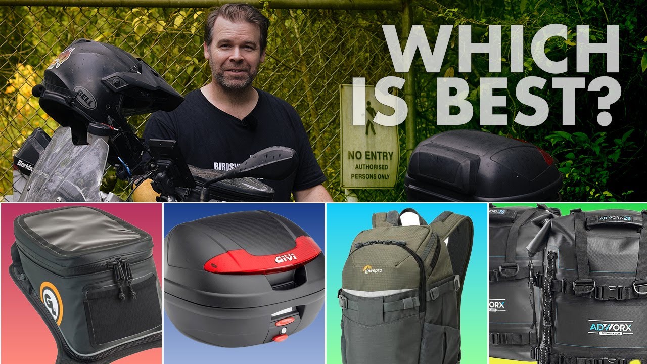 Backpack vs Tank Bag vs Rear Luggage | Adventure Riding for Beginners