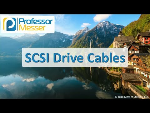 SCSI Drive Cables - CompTIA A+ 220-1001 - 3.1
