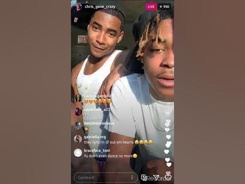 Chris and Debo on live (chris gone crazy and famous debo) - YouTube