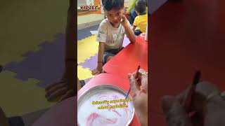 Science Experiment for Kids 🔬 | Colour Explosion Experiment | Kidzee Keshav Nagar