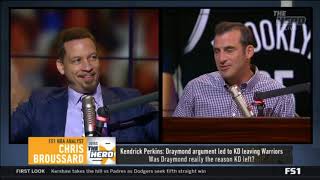 Chris Broussard react to Kendrick Perkins: Draymond argument lad to KD leaving GS