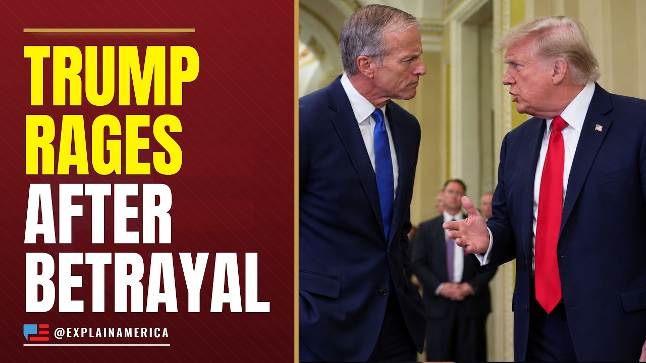 ⁣BACKSTABBED! - Thune Betrays Trump With One Sick Move