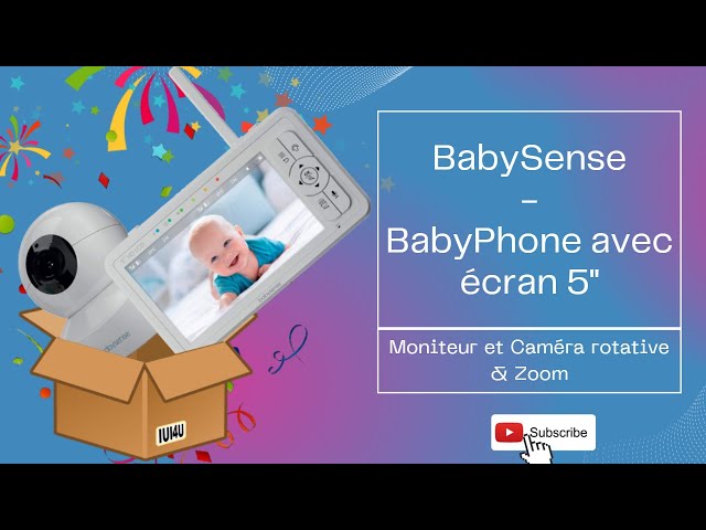 On surveille bébé ! - Babyphone BABYSENSE 