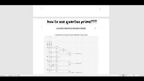 DES VIDEO ASSIGNMENT: INTEL QUARTUS PRIME