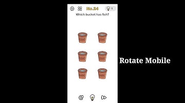 Brain Out Level 24 Which bucket has fish #brainout