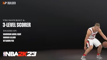 I MADE A 3-LEVEL SCORER IN NBA 2K23 CURRENT GEN