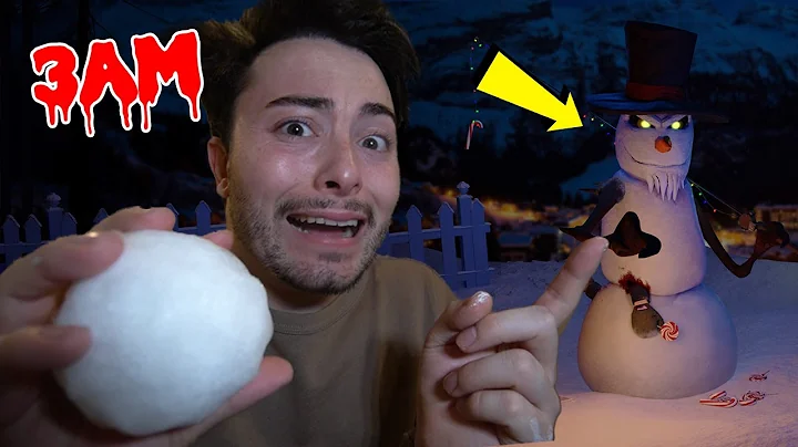 DO NOT MAKE A SNOWMAN AT 3 AM!! (FROSTY THE SNOWMAN COMES TO LIFE!!) - DayDayNews