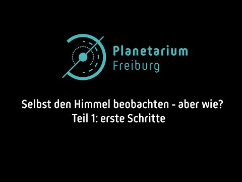 Video: Wie Man Objekte Am Himmel Beobachtet