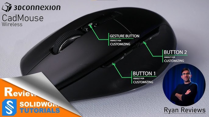 3DConnexion CadMouse Pro Wireless Review - YouTube