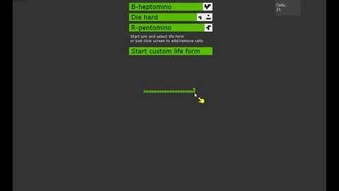 Game of Life in Algodoo