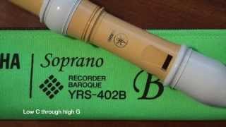 Yamaha soprano recorder comparison