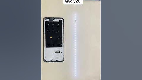 How to change replace Vivo Y20 Display Unit Combo Panel