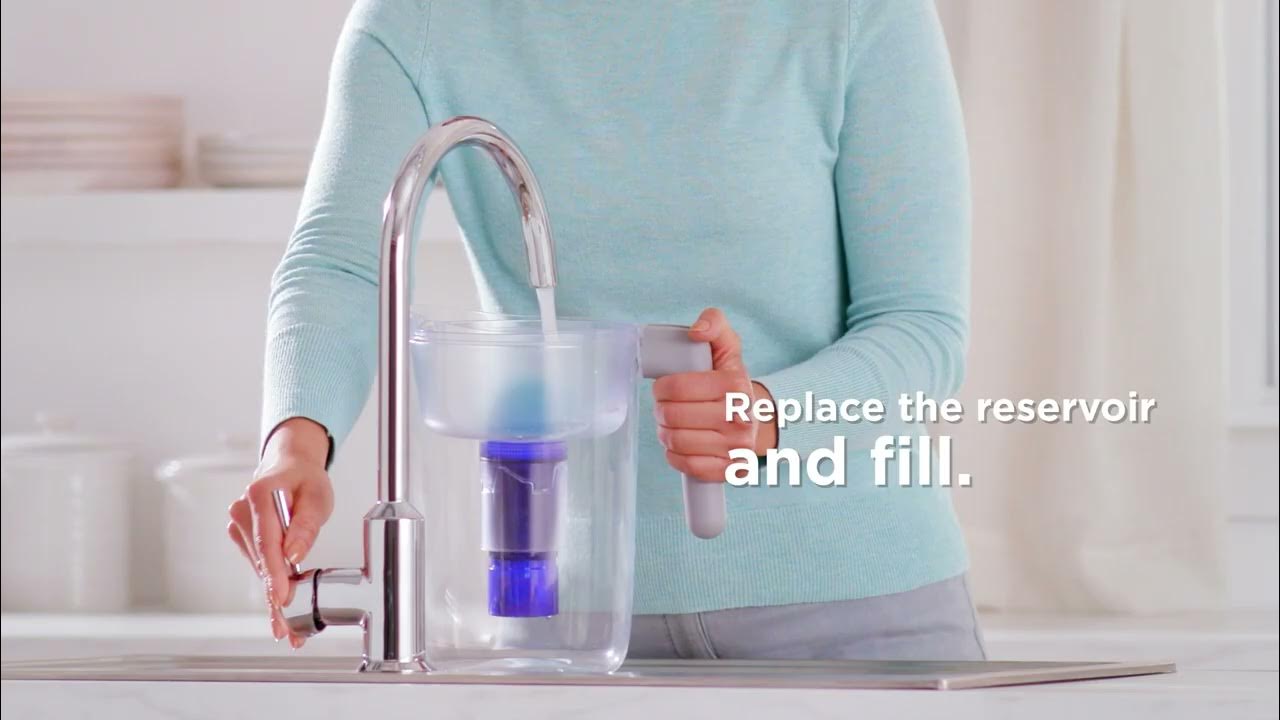 How to remove and replace the PUR Pitcher lid and tray YouTube