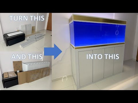 DIY Acrylic Aquarium - #1 The Build (6x2x2 150gallons / 570litres)