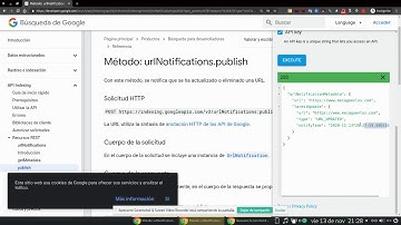 Solicitar indexación de una URL usando API Indexing + API Explorer