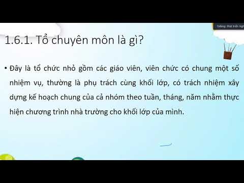 Chuyên đề 5 Tổ chức HĐDH XD và phát triển kế hoạch giáo dục ở trường TH (tiếp theo)