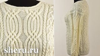 Великолепный свитер спицами. Урок 121 часть 2 из 3 Великолепный свитер спицами. Урок 121 часть 2 из 3
