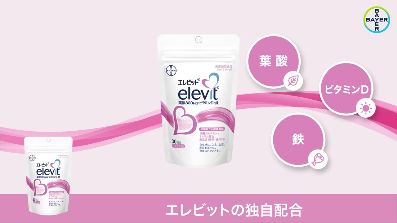公式】エレビットはプレナタルマルチビタミンサプリメント |エレビット