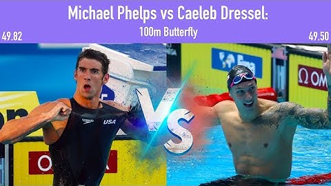 Michael Phelps 2009 vs Caeleb Dressel 2019: 100m Butterfly