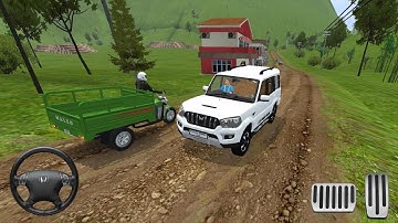 Mahindra Scorpio CAR Offroad Map In Bus Simulator Indonesia - Android Gameplay 2025