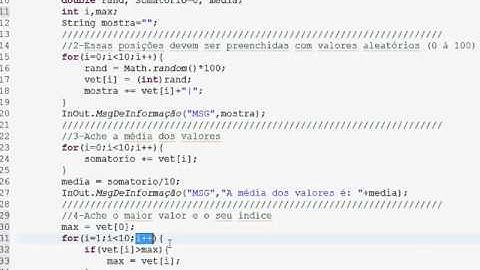 0004 - (3/4) Resolução de Exercicio aleatoriedade, media, maior e 2º maior
