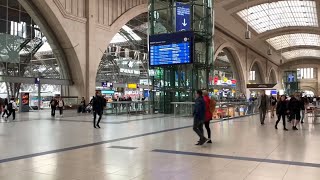 Ich fahre nach Leipzig zum ersten Mal | Deutsche Bahn | Ersteindrücke von Leipzig Hauptbahnhof