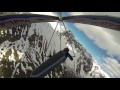 Epic hang gliding (Flying high in the snow mountains) Shot entirely with GoPro