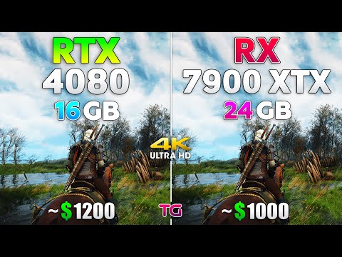 RTX 4080 vs RX 7900 XTX - Test in 8 Games l 4K Ray Tracing