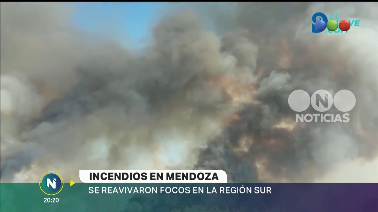 Incendios en Mendoza - Telefe Noticias