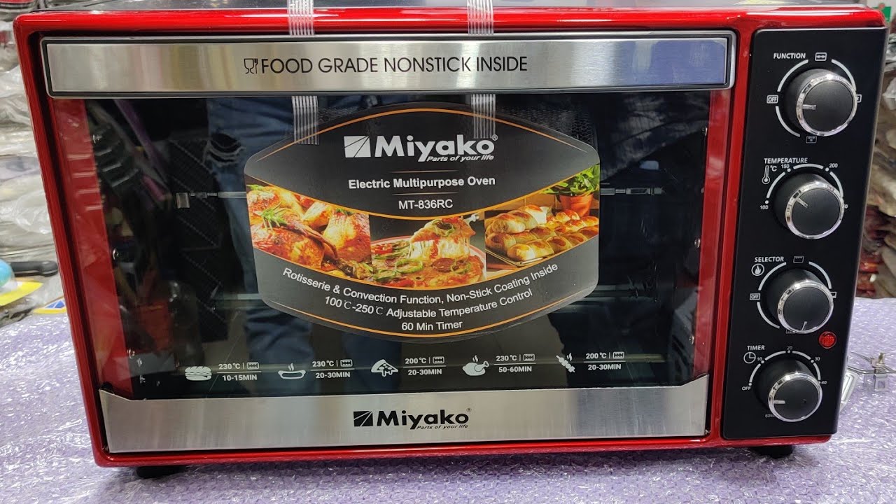 Miyako Electric Oven 36 ltr YouTube