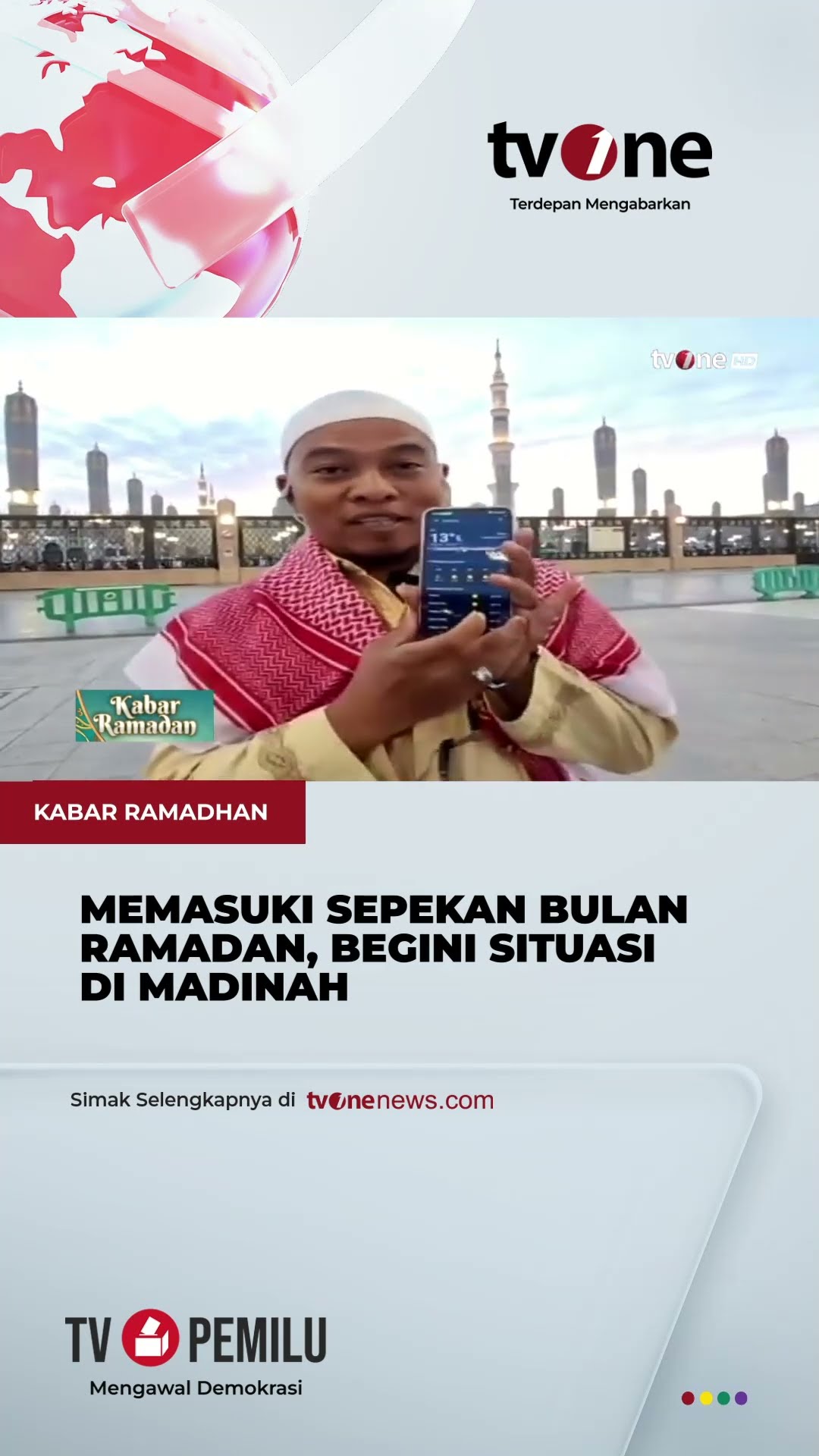 Meski Cuaca di Madinah Dingin, Jemaah Tetap Antusias Jalankan Ibadah  | tvOne