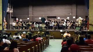 TJHS Varsity band spring show Ghost Fleet