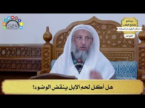 45 هل أكل لحم الإبل ينقض الوضوء عثمان الخميس