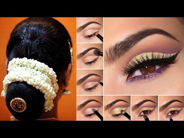 Indian BRIDAL Makeup , Bridal Makeup Hairstyle , Latest Indian Bridal Makeup  . Wedding Makeup Images Stock Photo, Picture and Royalty Free Image. Image  165825130.