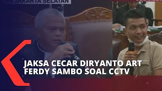 Jaksa Nilai Diryanto ART Ferdy Sambo Mencurigakan karena Kerap Periksa CCTV