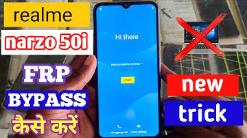 Realme narzo 50i Frp Bypass | google account remove | lock remove 2025 