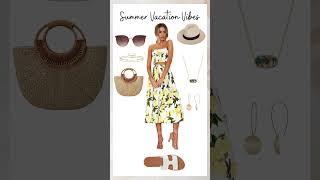 5 Summer Outfits Ideas Perfect for a “Vacation Vibe” #outfitideas #summeroutfitideas #fashion