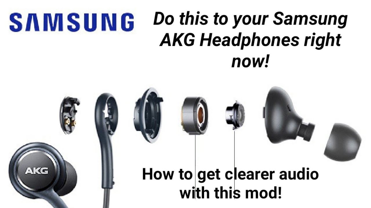 Samsung AKG Headphones Mod | Do this to your Samsung AKG Headphones right  now! - YouTube