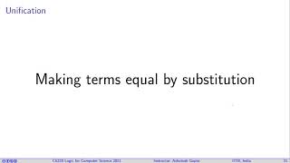 Lecture 17-2 Unification