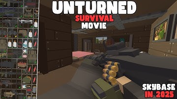 I Survived In A Skybase For 24 Hours In 2025 - Unturned Movie