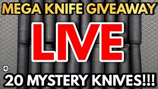 MEGA MYSTERY BOX GIVEAWAY LIVE! + Knives & Knonsense 